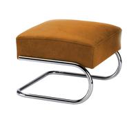 Repose-pied S 411 H cuir seam 701 dark brown/WxDxH 51x38x51cm