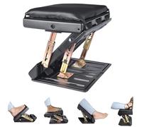 Repose Pied Salon Repose-Pieds réglable, Coussin en Mousse Amovible sous Le Bureau, avec Perles de Massage, for Voiture, Maison, Bureau