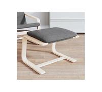 vidaXL Repose-pied en tissu Gris foncé 51 x 41 x 40 cm