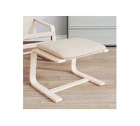 vidaXL Repose-pied Crème 51x41x40 cm Tissu 351062