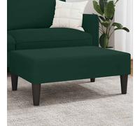 vidaXL Repose-pied vert foncé 77x55x31 cm velours