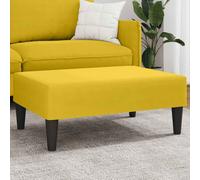 vidaXL Tabouret 77x55x31 cm velours geel379561 Jaune G