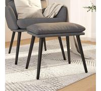 Repose-pied Tissu Rouge Bordeaux 45x29,5x35 cm Pouf Tabouret de Salon vidaXL