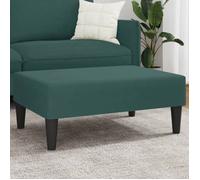 Repose-pied - vidaXL - Velours - Vert foncé - 77x55x31 cm