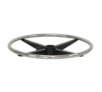 Repose pied - WAYTEX - diamètre 450mm - Chrome - pour chaise haute de travail