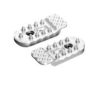 Repose-Pieds Accessoires Repose-pieds Avant À Pointes En Aluminium CNC Moto Tout-terrain Pour Hunter Cub CT125 Trail 125 JA55 JA65 2021-2024 FIXCOR(Argent)