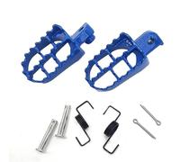 Repose-Pieds Accessoires Repose-pieds De Moto De Fosse Saleté Pour Yamaha PW50 80 TW200 FIXCOR(Blue)