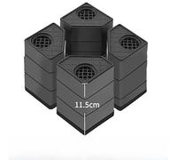 Repose-pieds antidérapant avec absorption des chocs pour augmenter la hauteur, idéal pour la maison avec réfrigérateur et pied fabriqué à partir de plastique de sécurité sur différents sols (trois