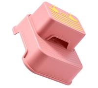 Repose-pieds Antidérapant pour Garçon et Filles, Tabouret Rose Amovible | PP et Tpe, Structure Détachable Résistante, pour Salle de Bain et Brossage des Dents, Marche Stable