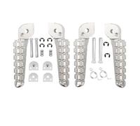 Repose-pieds arrière argentés for moto Ducati Monster 620 Dark 797 Plus 795 696 796 1100 Scrambler Urban Enduro(Around)