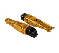 Repose-pieds arrière de moto Accessoires CNC en aluminium pour Yamaha YZF R6 2006-2017 pour R1/S/M 2009-2014 (Or)