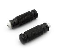 Repose-pieds arrière en aluminium pour moto Pieds de repose-pieds Cale-pieds Pédales Pour YZF R1 R6 R3 R25 R125 MT07 MT09 FZ07 FZ09 MT10 XJ6 XMAX(NOIR)