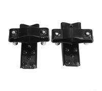 Repose-pieds arrière pliable pour moto - Patin de pédale en métal style vintage avec joints et vis pour la plupart des vélos - Noir