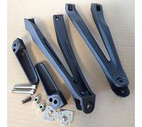 Repose-Pieds arrière pour Compatible avec Yamaha YZF R1 2004-2008 Noir/argenté