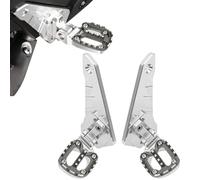 Repose Pieds Arrière Rabattables pour X-ADV 750 Forza 750 NC 750 2021 2022 2023 2024 2025,PSLER Pédale Arrière pour Passager Ensemble de Moto en Aluminium CNC,Peut Être Plié à 90 Degrés (Titane)