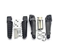 Repose-pieds Avant Arrière Moto Pour Kawasaki ZX6R ZX636 ZX9R ZX10R ZX-14 Z750 Z1000 ZZR1200 ER6N Repose Pied(Black 1 Sets)