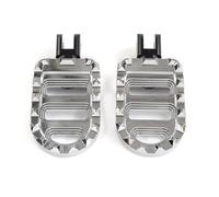 Repose-pieds avant de moto, repose-pieds for Harley, Davidson, Softail, Slim Fat, Bob Street, Bob Breakout(Chrome Silver)