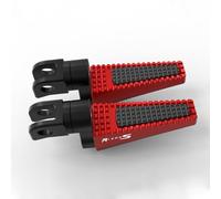 Repose-pieds avant ou arrière de moto, pédales réglables for BMW R1200S 2005, 2006, 2007, 2008, 2009(Type2 R1200S Red)