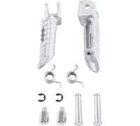 Repose-pieds avant pour Suzuki GSXR600 GSXR750 GSXR1000 Argent