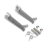 Repose-pieds Avant Pour Yamaha YZF R1 R1S R1M YZF R6 YZF R6S Repose-pieds Moto(Argent)