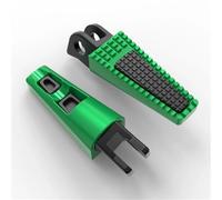 Repose-pieds Avant Réglables Moto Pour Honda CBF500 CBF600 N/NA/S/SA CBF1000F/FA 2004-2016 accessoire(Tyle B Green)