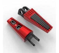 Repose-pieds Avant Réglables Moto Pour Honda CBF500 CBF600 N/NA/S/SA CBF1000F/FA 2004-2016 accessoire(Tyle B Red)