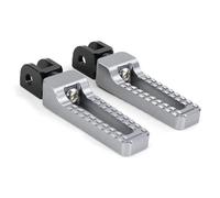 Repose-pieds Avant Réglables Moto Pour Kawasaki Pour Z800 Z800E Z750R Z1000 Z1000R ZX-6R ZX6R Appui Pied Moto(Straight titanium)