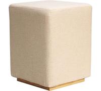 Repose-pieds avec siège rembourré en mousse, petit ottoman, ottomane moderne et contemporain, carré, capitonné