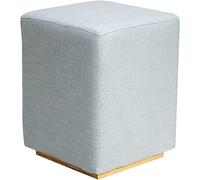 Repose-pieds avec siège rembourré en mousse, petit ottoman, ottomane moderne et contemporain, carré, capitonné