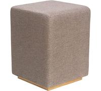 Repose-pieds avec siège rembourré en mousse, petit ottoman, ottomane moderne et contemporain, carré, capitonné