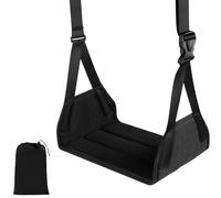 Repose-Pieds Avion - Repose-Pieds Adjustable Ergonomique - Sling Pliable Amovible Siège Voiture Maison Bureau Loisirs Soutien Jambes Adulte Enfant