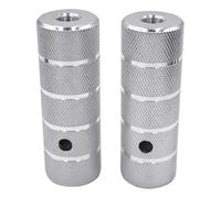 Repose-pieds BMX pour vélos de remplacement et conduite quotidienne, paire moletée en alliage d ' aluminium avec fileté, repose-pieds de vélo 110 x 38 mm, repose-pieds de vélo BMX, réparation de