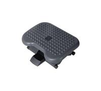 Repose-pieds bureau ergonomique hauteur et inclinaison réglables 46L x 35l cm gris noir