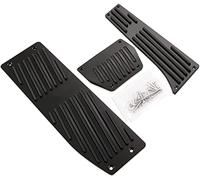 Repose-pieds Capuchons pédale Pour 3 5 Séries E30 E34 E34 E36 E38 E39 E46 E87 E90 E91 X5 X3 Z3 Accessoires de voiture Pédale Free Free Fonction Pédale Automobile Intérieur(Black Drill for AT)