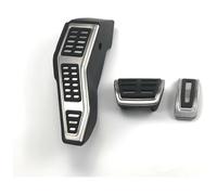 Repose-pieds Capuchons pédale Pour A1 Pour A3 8V Pour Q2 Pour Q3 Conduite Droite Accessoires Pour Voiture Sans Perçage Pédale D'accélérateur Frein Repose-pied Plaque Protection(Style2Automatic 3pcs)