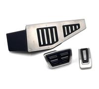 Repose-pieds Capuchons pédale Pour A1 Pour A3 8V Q2 Q3 Conduite À Droite Accessoires Pour Voiture Sans Perçage Pédale D'accélérateur Frein Repose-pied Plaque Protection Embrayage(Style1Automatic 3pcs)