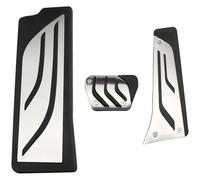 Repose-pieds Capuchons pédale Pour BMW Pour Série 1 2 3 4 5 6 7 GT X3 X4 X5 X6 Z4 F10 F15 F30 F31 F34 Conduite À Gauche Boîte Automatique Plaque De Pédale Frein D'accélérateur(G20 AT With Rest)