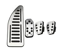 Repose-pieds Capuchons pédale Pour Fiesta Berline Hatchback MK7 2009-2017 Pédale De Frein À Gaz Housse De Protection Repos Pédale Pads Accessoires Pédales De Voiture(MT With Rest)