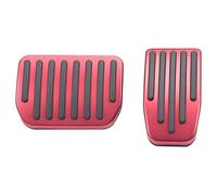 Repose-pieds Capuchons pédale Pour Modèle 3 Y 2021-2022 Alliage D'aluminium Sans Perçage Accélérateur Pédales De Frein Pad Anti-dérapant Pédales De Repos Couverture Pièces Automobiles(rouge)