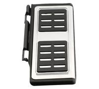 Repose-pieds Capuchons pédale Pour T-Roc 2017-2024 Pour Conduite À Gauche Protection De Pédale Frein Et D'accélérateur En Acier Inoxydable(1Pc Rest)