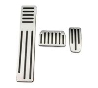 Repose-pieds Capuchons pédale Pour Tesla Pour Model Y Pour Juniper 3 Pour Highland Jeu De Pédales Frein D'accélérateur Antidérapantes Aluminium Accessoires Pour Embrayage Voiture(For S)