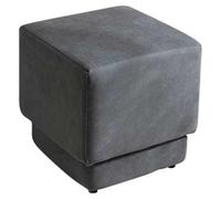 Repose-Pieds Chambre Pouf Ottoman en Forme De T De Style Japonais, Tabouret De Canapé Carré en Velours Côtelé pour Salon, Tabouret De Chevet(Blue)