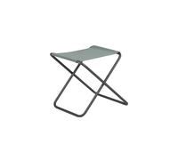 Repose pieds - chico - acier anthracite batyline vert sauge - l.49xl.61xh.42cm