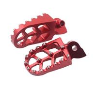 Repose-pieds CNC Motos Pour YAMAHA YZ65 YZ85 YZ125 YZ250 YZ250F YZ450F YZ125X YZ250X YZ250FX YZ450FX(Red)
