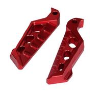 Repose Pieds Compatible Avec Yamaha Pour NMAX155 Pour AEROX155 Pour NVX155 Pour XMAX300 Pour TMAX530 DS 1 Paire De Passager Arrière Moto Repose pieds Pédales(Red)