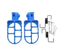 Repose Pieds Compatible Avec Yamaha Pour PW50 Pour PW80 Pour TW200 Repose Pieds Universels Antidérapants Pour Motos Et Dirt Bikes(Blue)