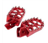 Repose-pieds Compatible Avec Yamaha Pour YZ500 1987-1993 Pour YZ490 1988 1989 1990 Repose Pieds De Moto Pédales Pièces Modifiées Rouges Accessoires