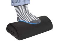 Repose-pieds, coussin en mousse à mémoire de forme, coussin de soutien | ergonomique, mécanisme de hauteur réglable, solide, design confortable, aide à l'élévation des pieds pour chaise de bure