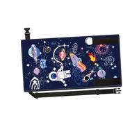 Repose-pieds d'avion compact pour enfants - Bleu - 79 x 44 cm