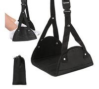 Repose-Pieds d'Avion Suspendu Pliable - Hamac Portable pour Voyage, Bureau, Dortoir - Accessoire de Confort